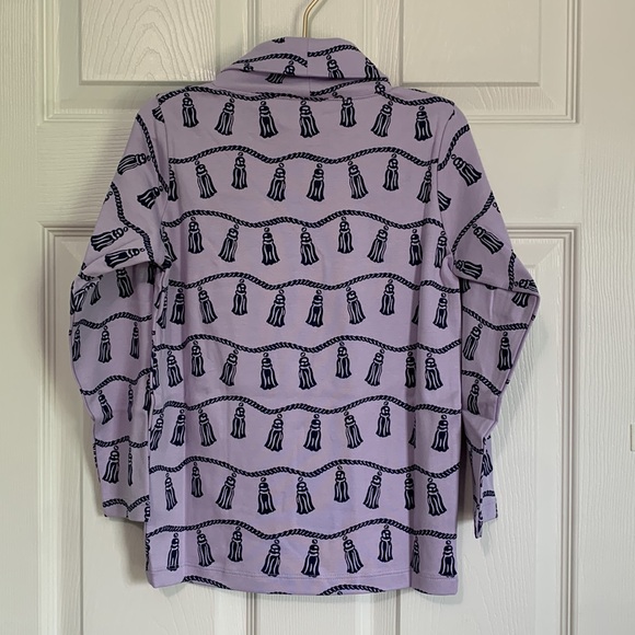 The Beaufort Bonnet Company Miss Todd Tassel Turtleneck Long Sleeve Shirt Girls - Picture 6 of 7